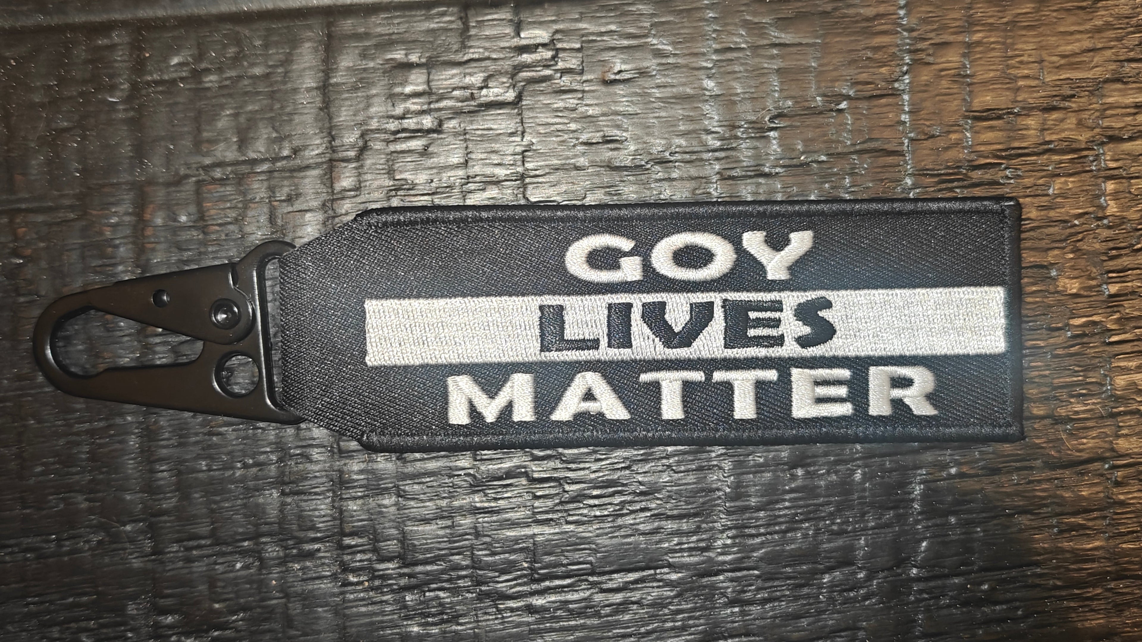 Goy Lives Matter Patch / Keychain - Straight from the Goyim Underground, You Snowflake Simps