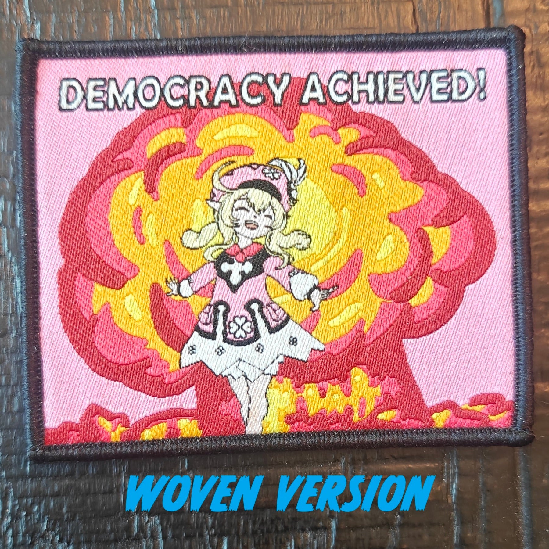 Democracy Achieved! Embroidered Patch - Klee Brings the Heat