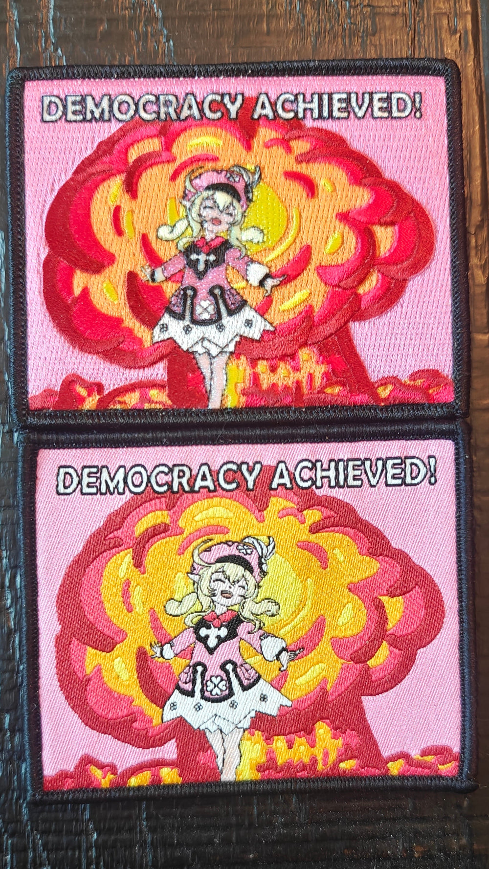 Democracy Achieved! Embroidered Patch - Klee Brings the Heat
