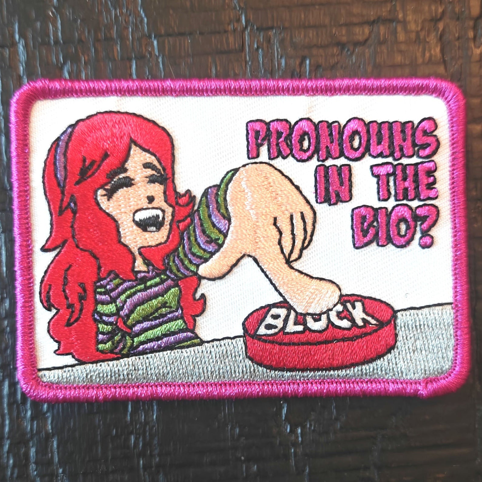 Pronouns in the Bio? Patch - Block/Kill the Noise!