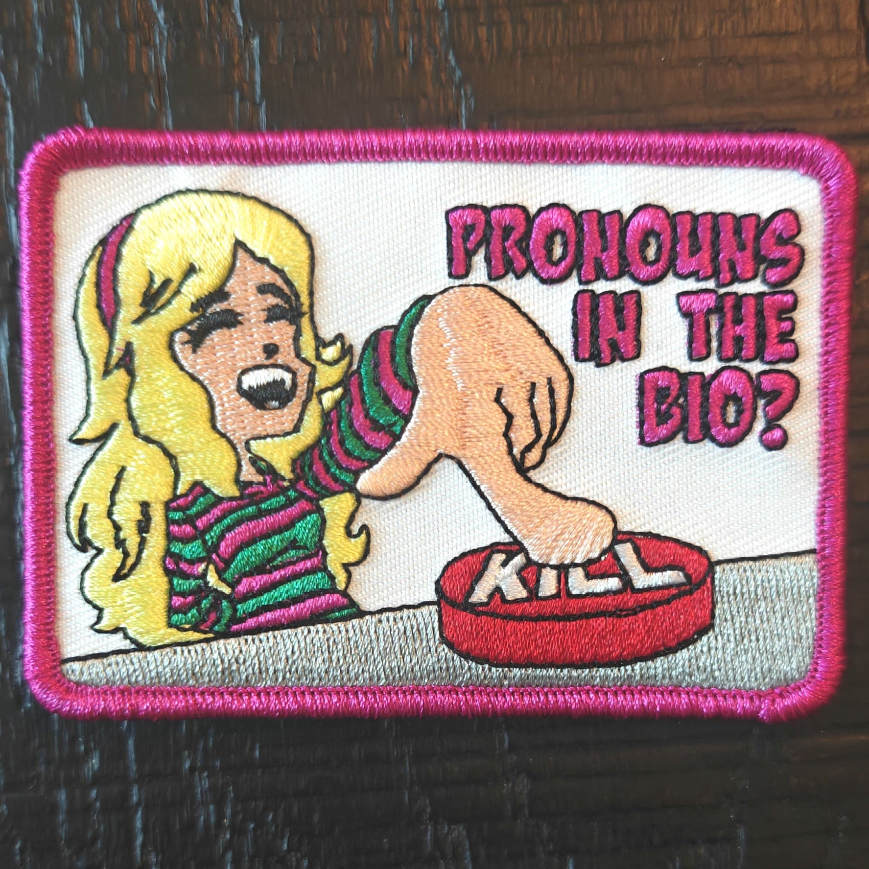 Pronouns in the Bio? Patch - Block/Kill the Noise!