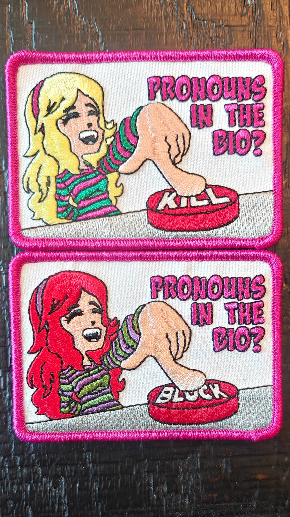 Pronouns in the Bio? Patch - Block/Kill the Noise!