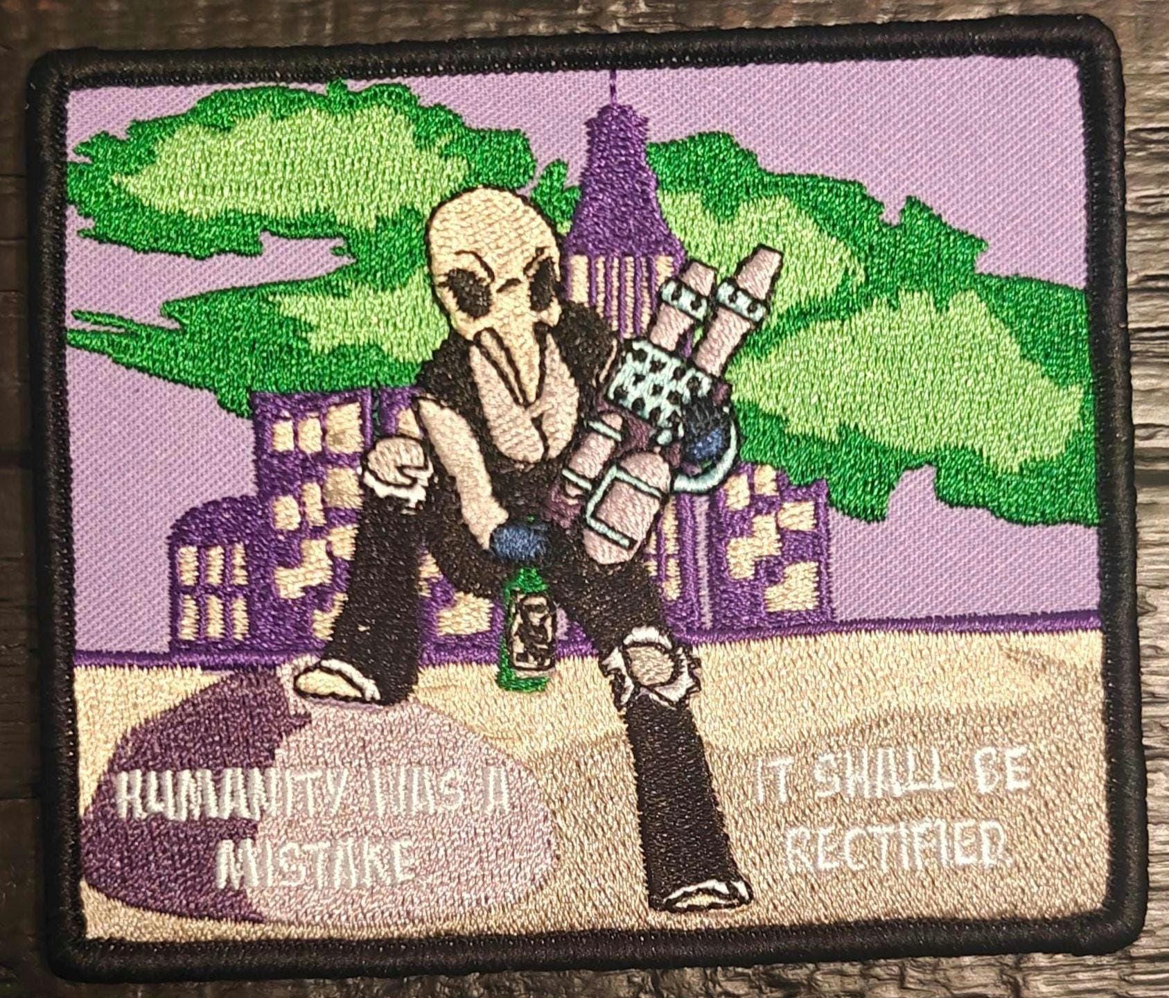 Sexy Plague Doctor Patch - "Humanity Was A Mistake, It Shall Be Rectified" - Embrace the End